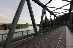 Brücke beim Stauwerk Hengsteysee