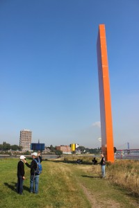 Geschafft - Ruhrmündung mit Rheinorange