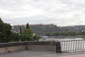 Festung Ehrenbreitstein auf der östlichen Rheinseite