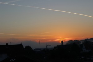 Sonnenaufgang Sterzhausen