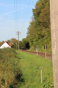 Telegrafendrähte vor Frankenberg