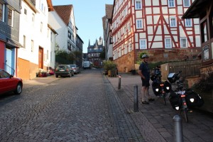 abschließender Anstieg in Frankenberg