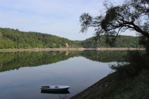 Blick zum Nordufer des Edersees