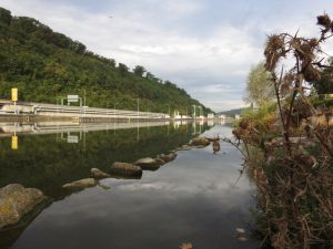 Bild von der Neckarschleuse Esslingen