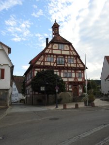 Hessigheim, 1987 restauriertes Rathaus