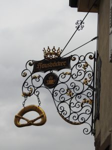 Bäckerschild bei Eberbach