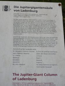 Jupitergigantensäule Ladenburg