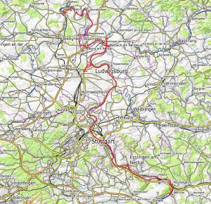 Vierter Tag - unsere Route