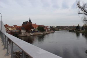 Auf der neuen Havelbrücke